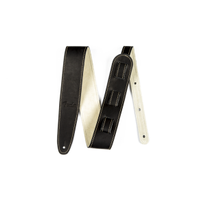 Fender  Ball Glove Leather Strap, Black - 1