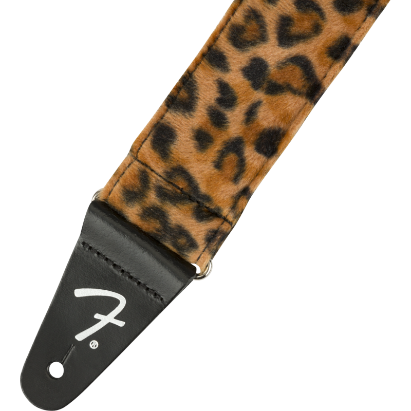 Fender Wild Leopard Print Strap, 2" - 2