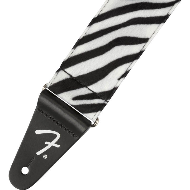 Fender Wild Zebra Print Strap, 2" - 2