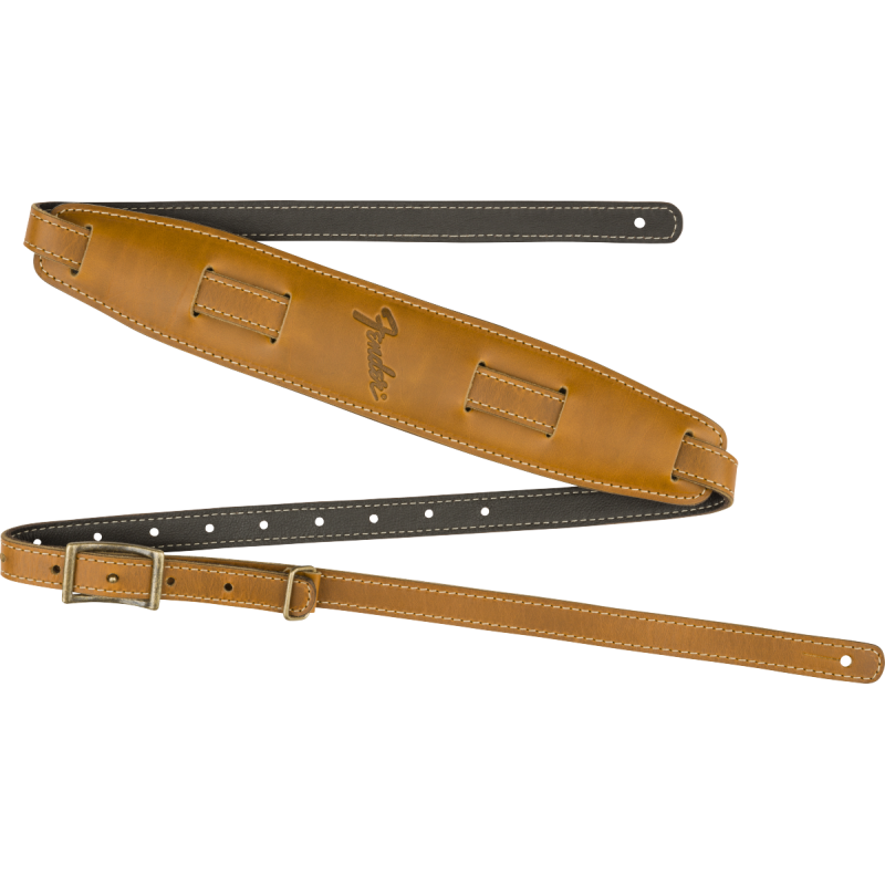 Fender Mustang Saddle Strap, Butterscotch - 1 Fender Mustang Saddle Strap, Butterscotch - 1