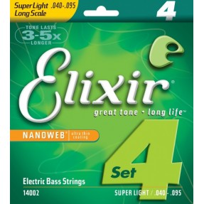 ELIXIR 14002 NanoWeb Bass 4-String - Struny do basu 40-95