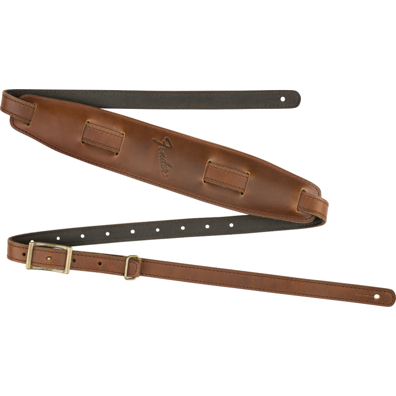 Fender Mustang Saddle Strap, Cognac - 1 Fender Mustang Saddle Strap, Cognac - 1