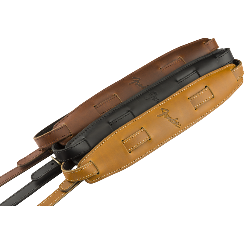 Fender Mustang Saddle Strap, Cognac - 4 Fender Mustang Saddle Strap, Cognac - 4