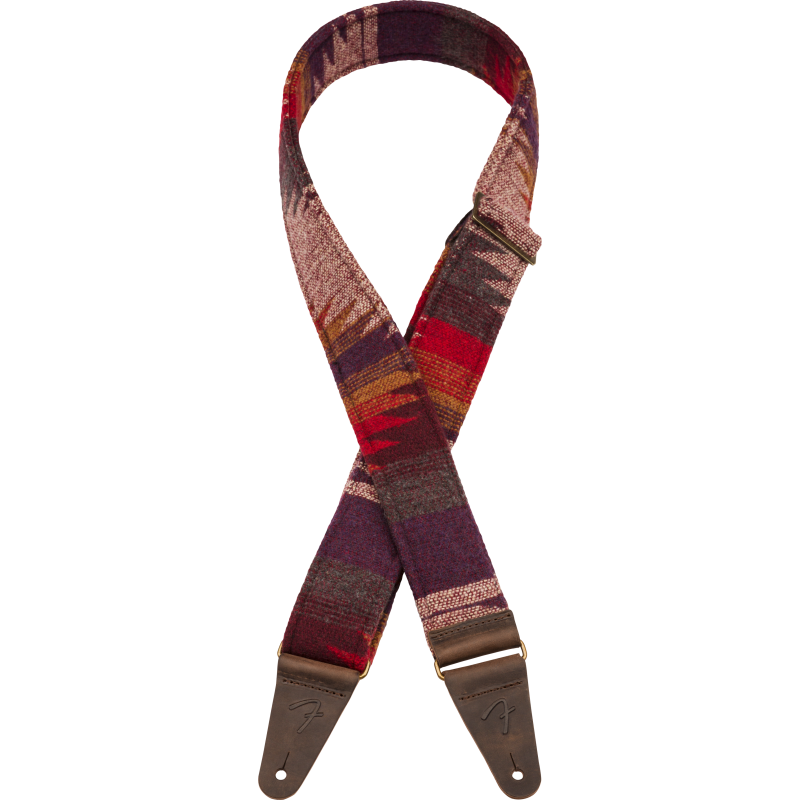 Fender 2" Zion Strap, Purple Aztec - 1 Fender 2" Zion Strap, Purple Aztec - 1