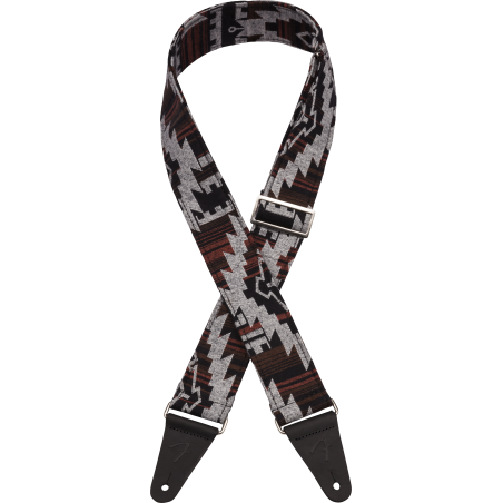 Fender 2" Zion Strap, Black Aztec - 1