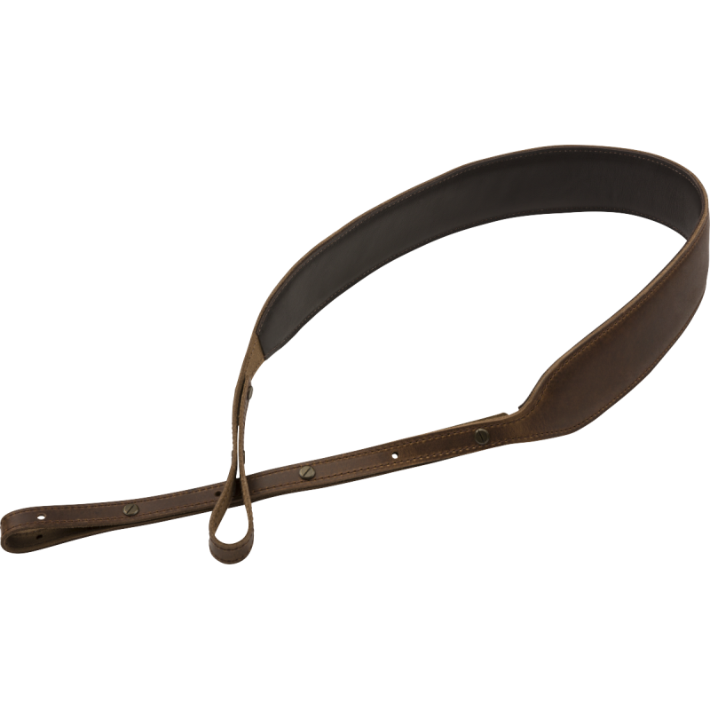 Fender Paramount Banjo Leather Strap, Brown - 3 Fender Paramount Banjo Leather Strap, Brown - 3