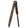 Fender Paramount Acoustic Leather Strap, Brown - 1 Fender Paramount Acoustic Leather Strap, Brown - 1