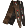 Fender Paramount Acoustic Leather Strap, Brown - 4 Fender Paramount Acoustic Leather Strap, Brown - 4
