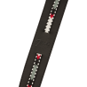 Fender Paramount Acoustic Leather Strap, Black - 2 Fender Paramount Acoustic Leather Strap, Black - 2