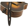 Fender Paramount Acoustic Leather Strap, Black - 6 Fender Paramount Acoustic Leather Strap, Black - 6