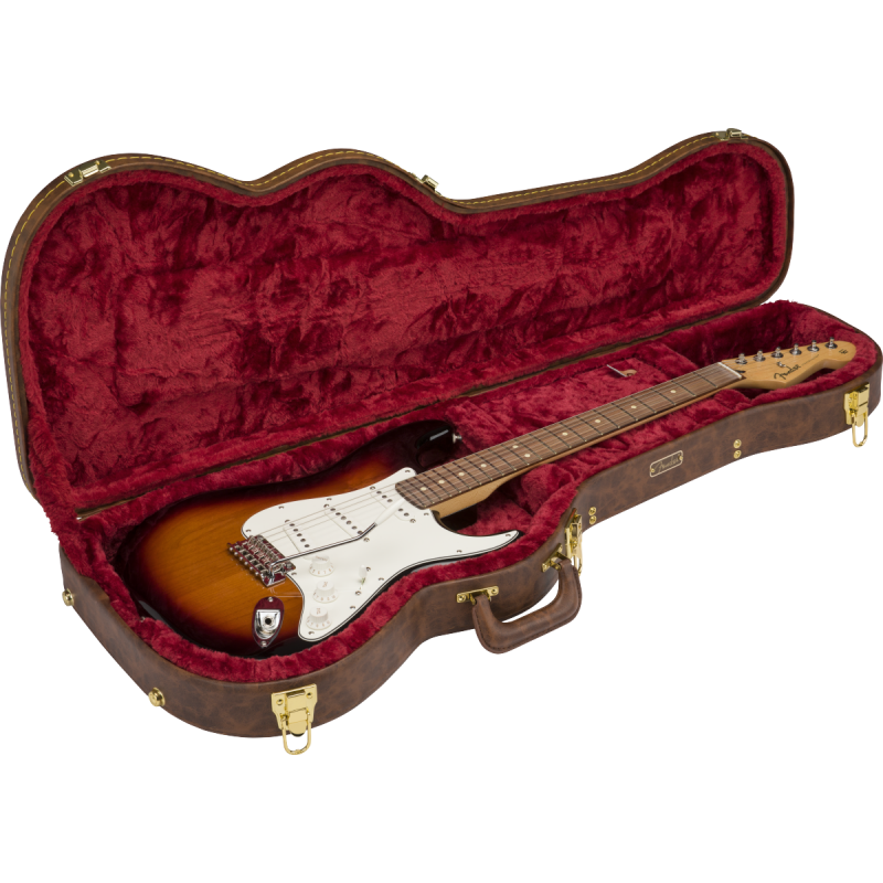 Fender Stratocaster/Telecaster Poodle Case, Brown - 4