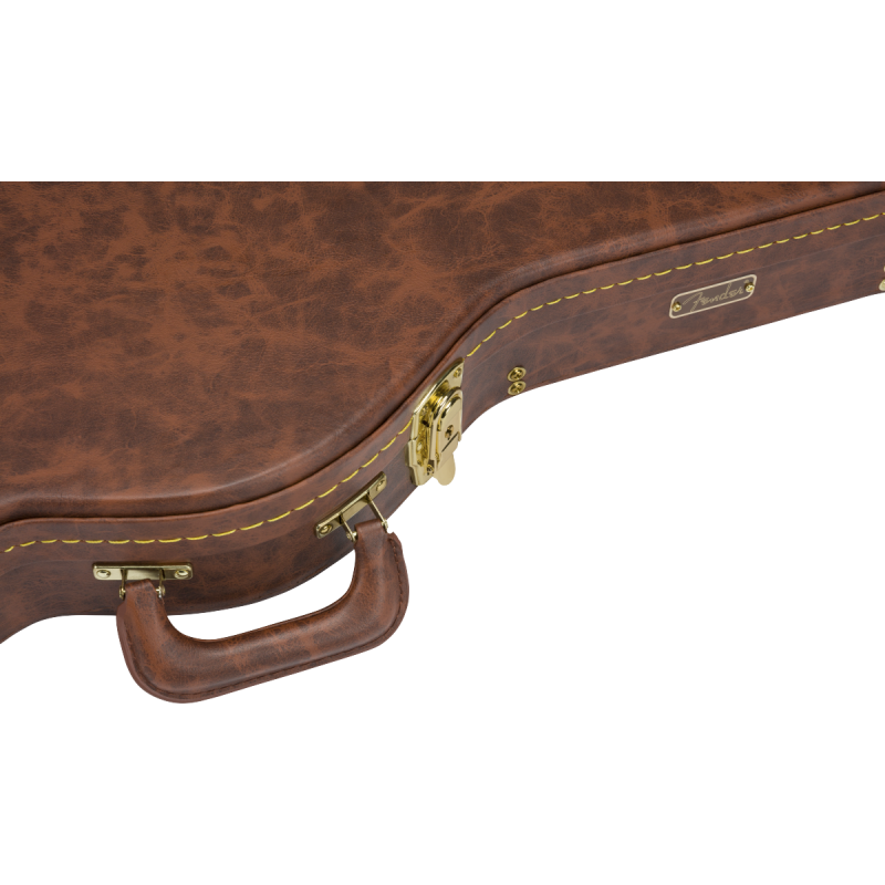 Fender Stratocaster/Telecaster Poodle Case, Brown - 5