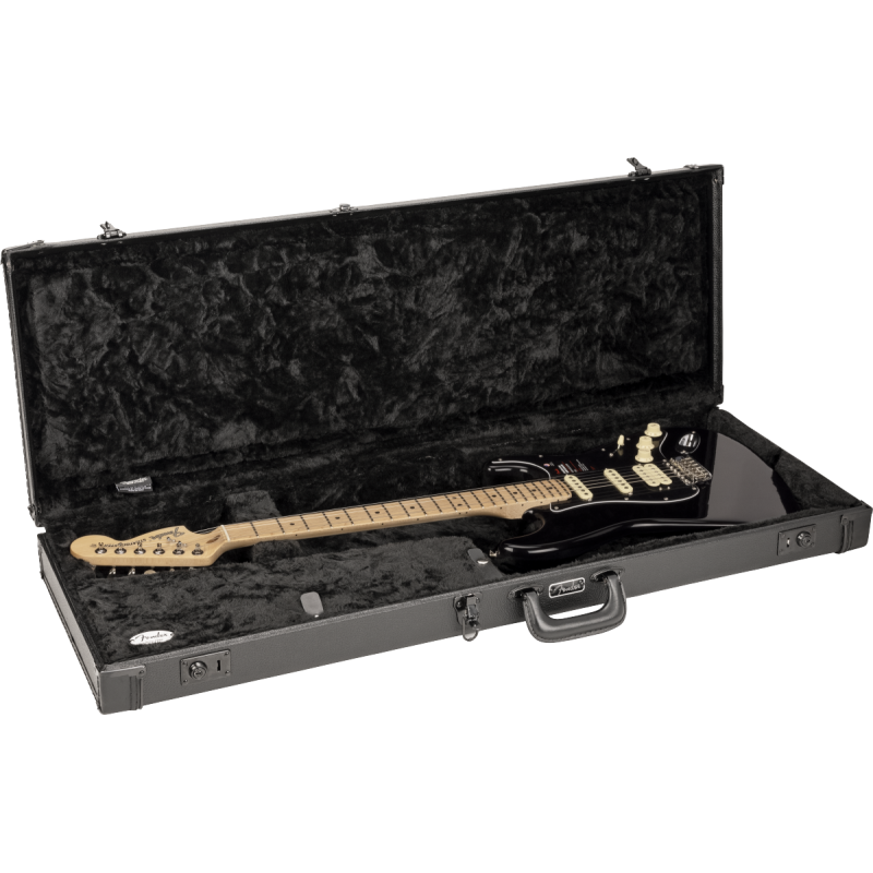 Fender Classic Series Wood Case - Strat/Tele, Blackout - 3 Fender Classic Series Wood Case - Strat/Tele, Blackout - 3