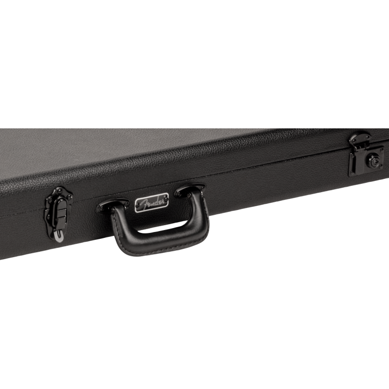 Fender Classic Series Wood Case - Strat/Tele, Blackout - 6 Fender Classic Series Wood Case - Strat/Tele, Blackout - 6
