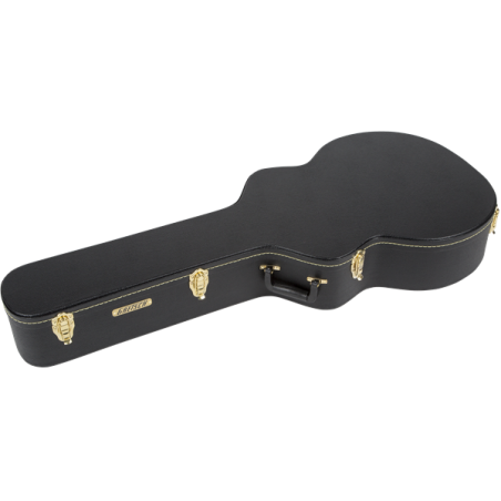 Gretsch G6302 Extra Long Jumbo (12 String) Flat Top Case, black - 1