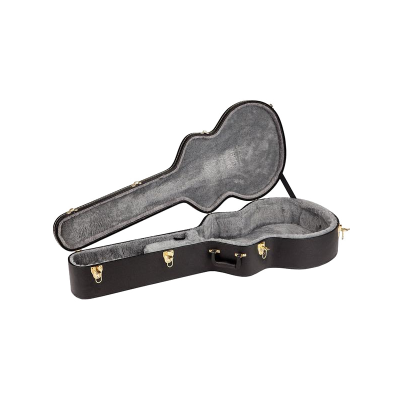 Gretsch G6301 G100CE Flat Top Case, Black - 1 Gretsch G6301 G100CE Flat Top Case, Black - 1