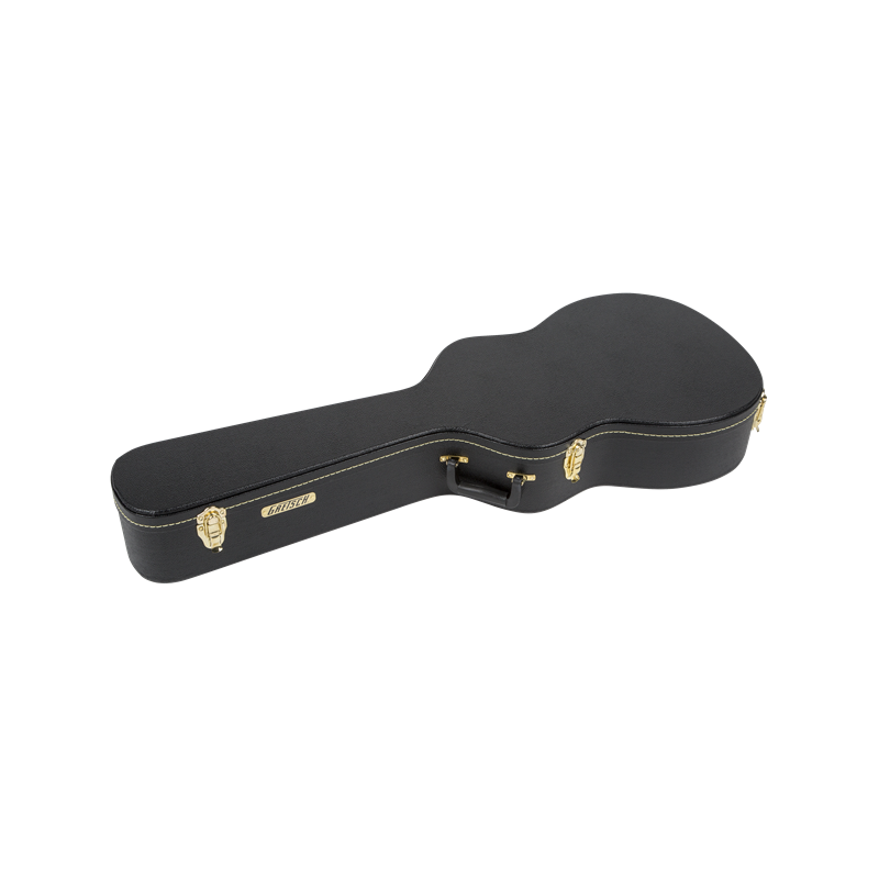 Gretsch G6296 Round Neck Resonator Flat Top Case, Black - 1 Gretsch G6296 Round Neck Resonator Flat Top Case, Black - 1