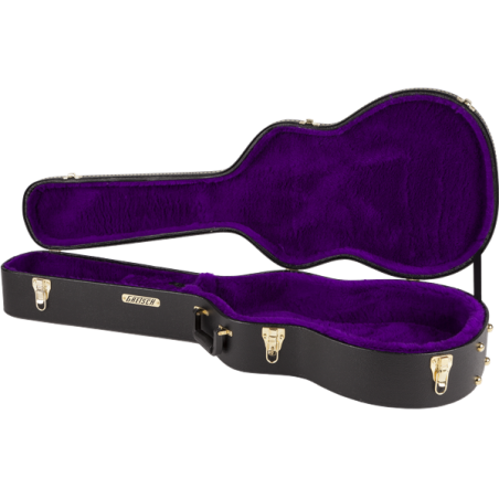 Gretsch G6295 Square Neck Resonator Flat Top Case, Black - 1