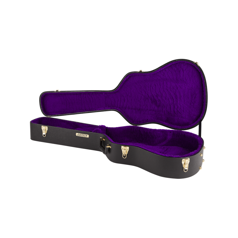 Gretsch G6293 Dreadnought Flat Top Case, Black - 1 Gretsch G6293 Dreadnought Flat Top Case, Black - 1