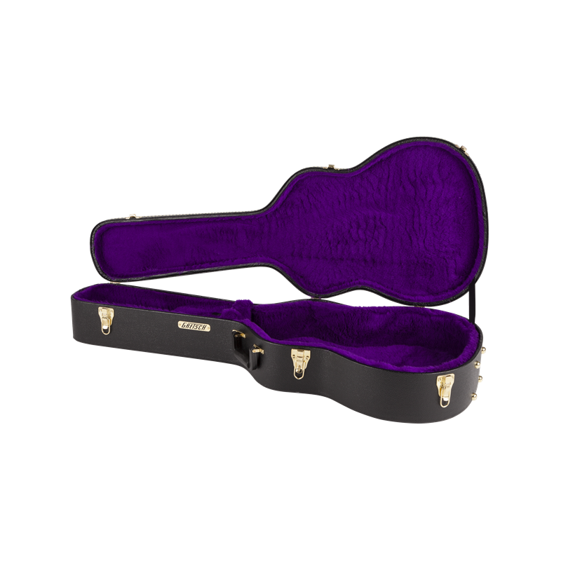 Gretsch G6292 Orchestra/Rancher Jr. Acoustic Flat Top Case, Black - 1 Gretsch G6292 Orchestra/Rancher Jr. Acoustic Flat Top Case, Black - 1
