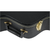 Gretsch G6241FT 16" Hollow Body Flat Top Hardshell Case, Black - 2 Gretsch G6241FT 16" Hollow Body Flat Top Hardshell Case, Black - 2