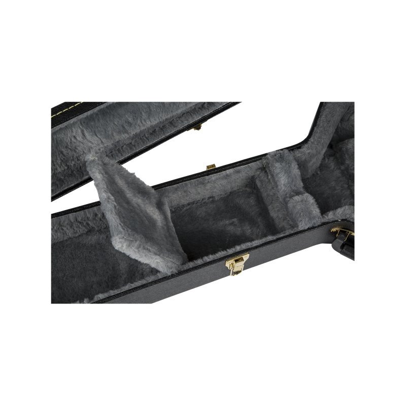 Gretsch G6299 Bass Case, Flat Top, Electromatic, 30.3" Scale, Black - 5 Gretsch G6299 Bass Case, Flat Top, Electromatic, 30.3" Scale, Black - 5