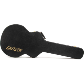 Gretsch G6298 16" Hollow Body Flat Top Hardshell Case, Electromatic 12-String, Black - 1