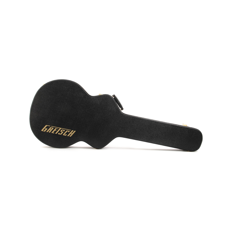 Gretsch G6298 16" Hollow Body Flat Top Hardshell Case, Electromatic 12-String, Black - 1 Gretsch G6298 16" Hollow Body Flat Top Hardshell Case, Electromatic 12-String, Black - 1