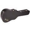 Fender Flat-Top Dreadnought Acoustic Guitar Case, Black - 1