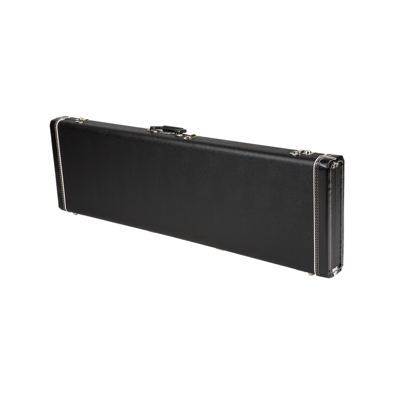 Fender G&G Jazz Bass/Jaguar Bass Standard Hardshell Case, Black with Black Acrylic Interior - 1