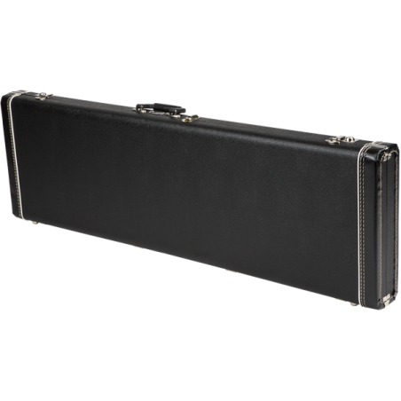 Fender G&G Jazz Bass/Jaguar Bass Standard Hardshell Case, Black with Black Acrylic Interior - 1