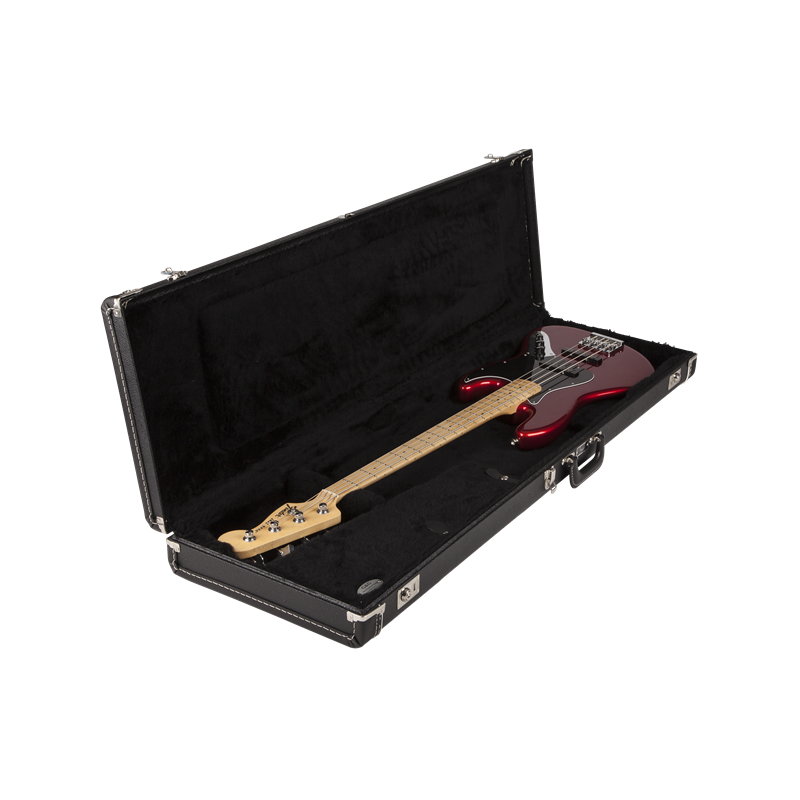 Fender G&G Jazz Bass/Jaguar Bass Standard Hardshell Case, Black with Black Acrylic Interior - 6