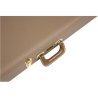 Fender G&G Deluxe Jazz Bass Hardshell Case, Brown with Gold Plush Interior - 4 Fender G&G Deluxe Jazz Bass Hardshell Case, Brown with Gold Plush Interior - 4