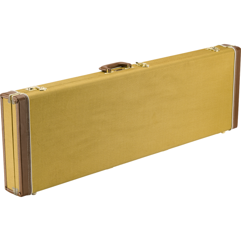 Fender Classic Series Wood Case - Precision Bass/Jazz Bass, Tweed - 1 Fender Classic Series Wood Case - Precision Bass/Jazz Bass, Tweed - 1