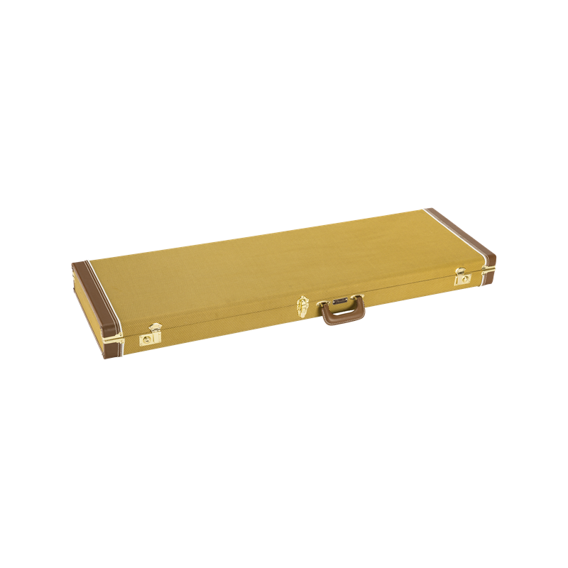 Fender Classic Series Wood Case - Precision Bass/Jazz Bass, Tweed - 4 Fender Classic Series Wood Case - Precision Bass/Jazz Bass, Tweed - 4