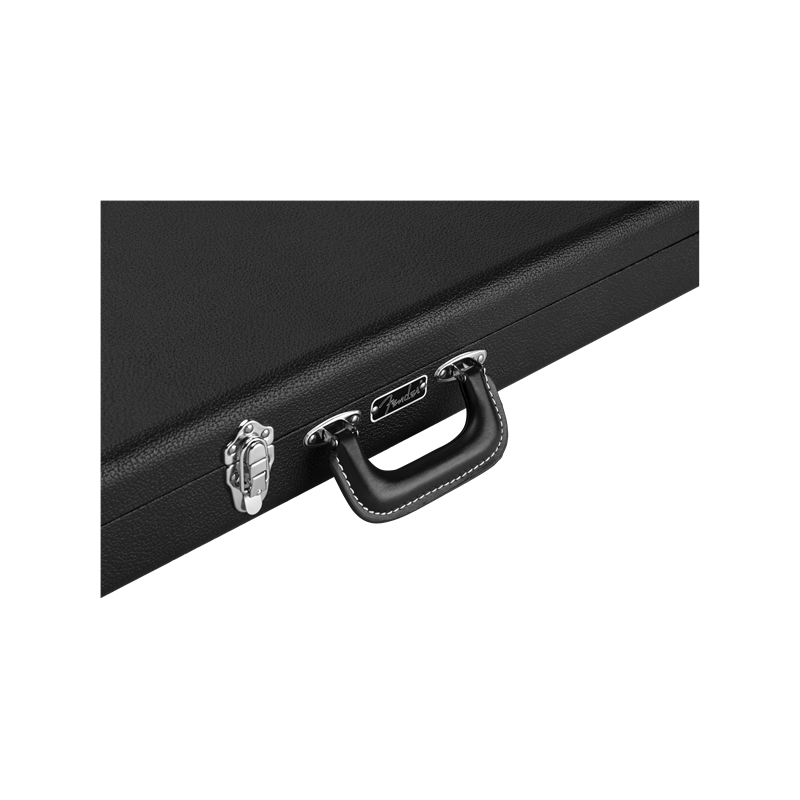 Fender Classic Series Wood Case - Precision Bass/Jazz Bass, Black - 2 Fender Classic Series Wood Case - Precision Bass/Jazz Bass, Black - 2
