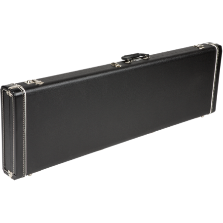 Fender G&G Standard Precision/Jazz Bass Hardshell Case, Left Handed, Black with Black Acrylic Interior - 1