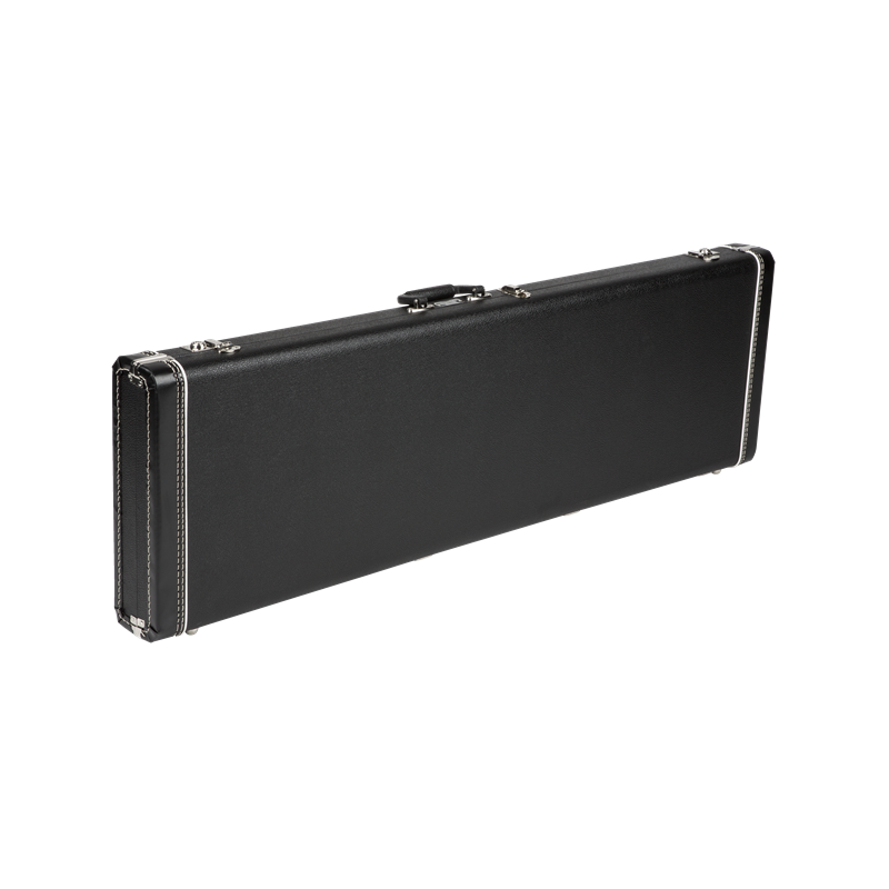 Fender G&G Precision Bass Standard Hardshell Case, Black with Black Acrylic Interior - 1