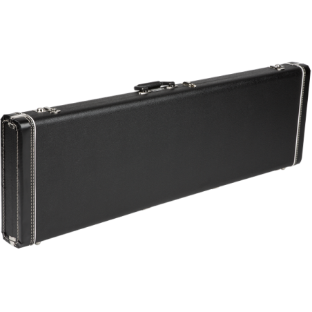 Fender G&G Precision Bass Standard Hardshell Case, Black with Black Acrylic Interior - 1