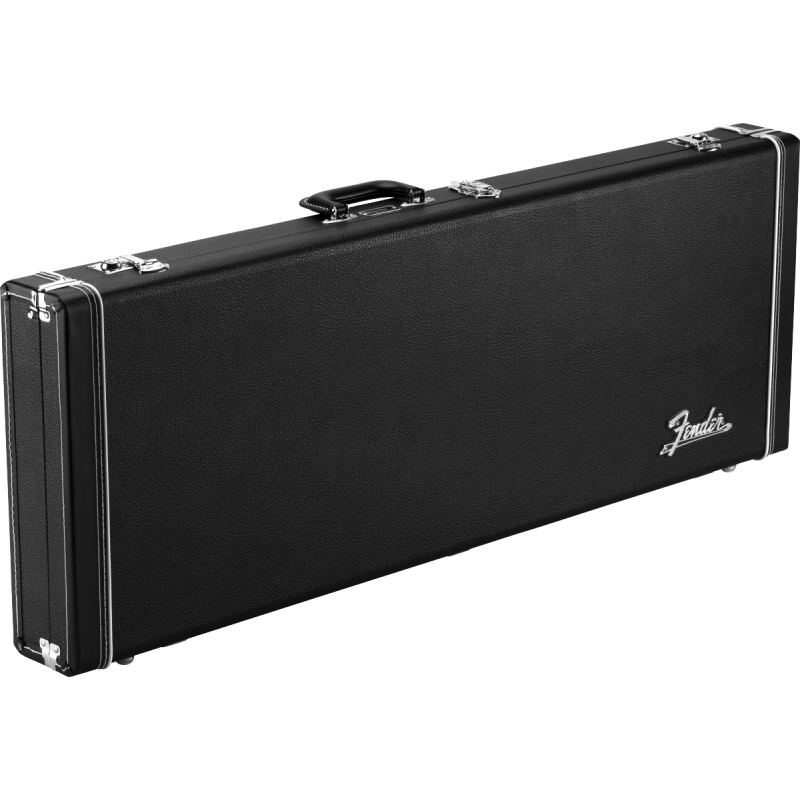 Fender Classic Series Wood Case - Jazzmaster/Jaguar, Black - 1 Fender Classic Series Wood Case - Jazzmaster/Jaguar, Black - 1