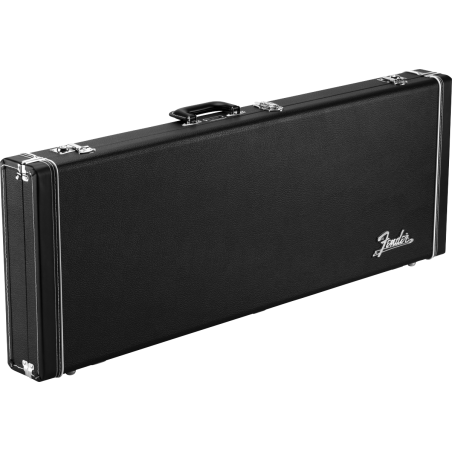 Fender Classic Series Wood Case - Jazzmaster/Jaguar, Black - 1