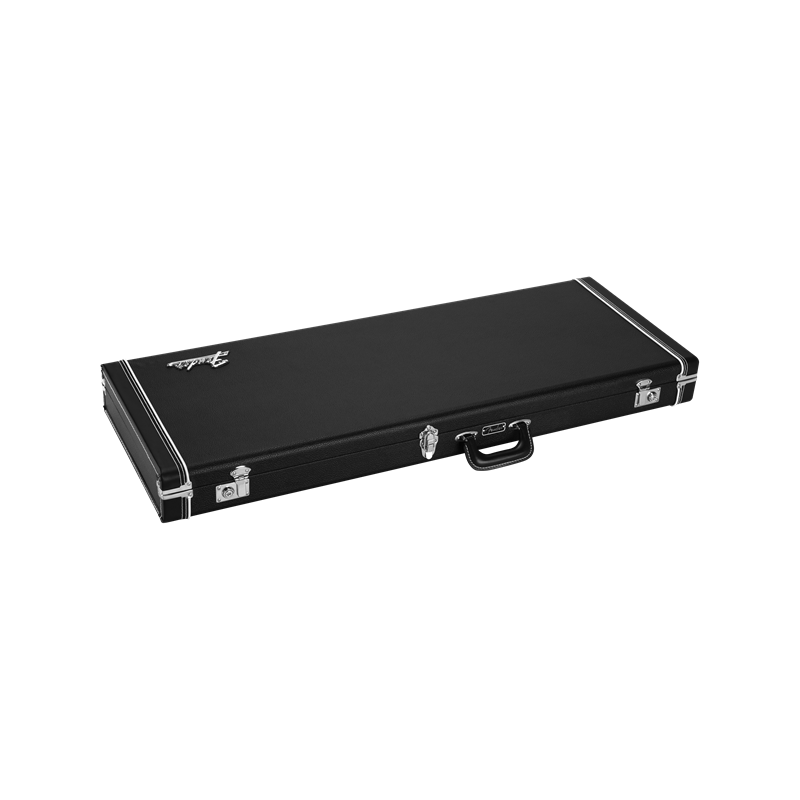 Fender Classic Series Wood Case - Jazzmaster/Jaguar, Black - 4 Fender Classic Series Wood Case - Jazzmaster/Jaguar, Black - 4