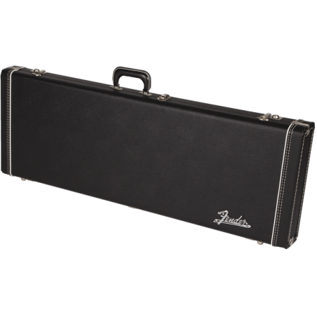 Fender G&G Deluxe Jaguar/Jazzmaster/Toronado/Jagmaster Hardshell Case, Black with Plush Interior - 1