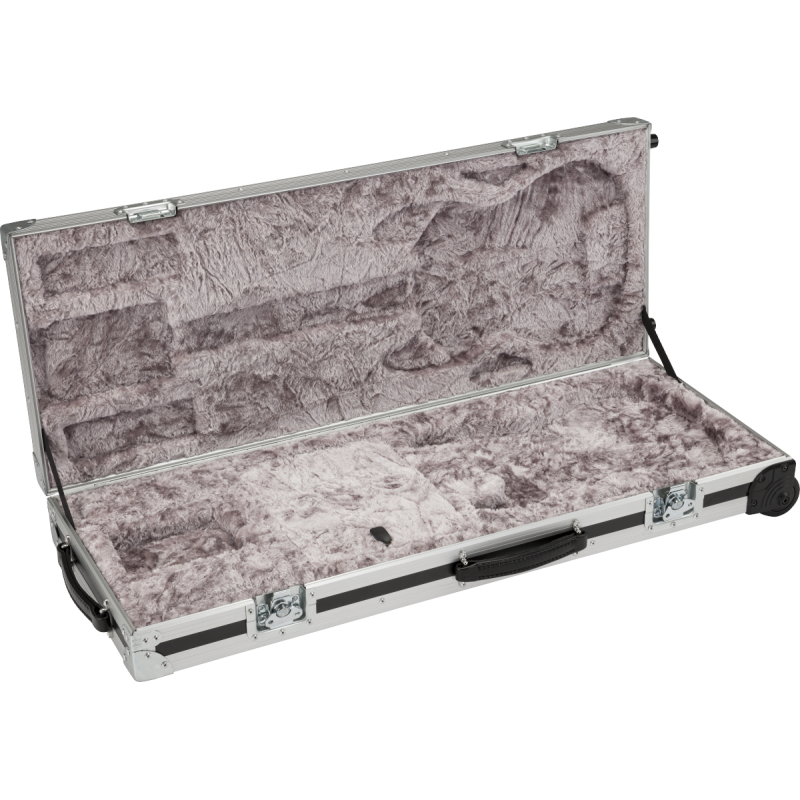 Fender CEO Flight Case with Wheels, Black and Silver - 3 Fender CEO Flight Case with Wheels, Black and Silver - 3