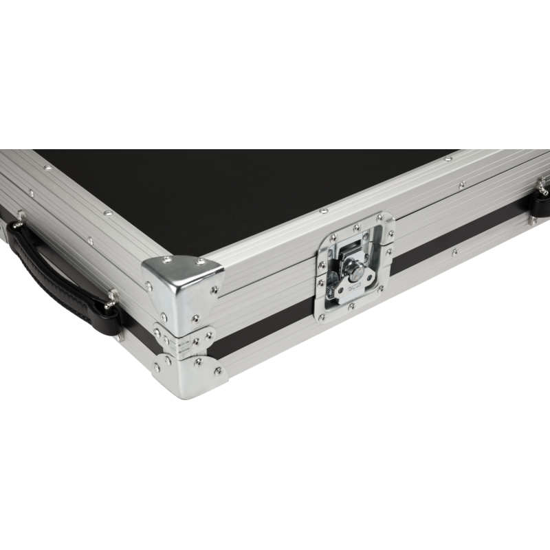 Fender CEO Flight Case with Wheels, Black and Silver - 5 Fender CEO Flight Case with Wheels, Black and Silver - 5