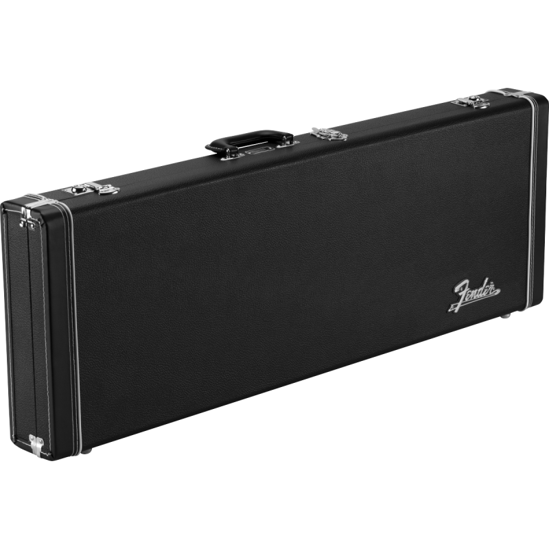 Fender Classic Series Wood Case - Strat/Tele, Black - 1 Fender Classic Series Wood Case - Strat/Tele, Black - 1