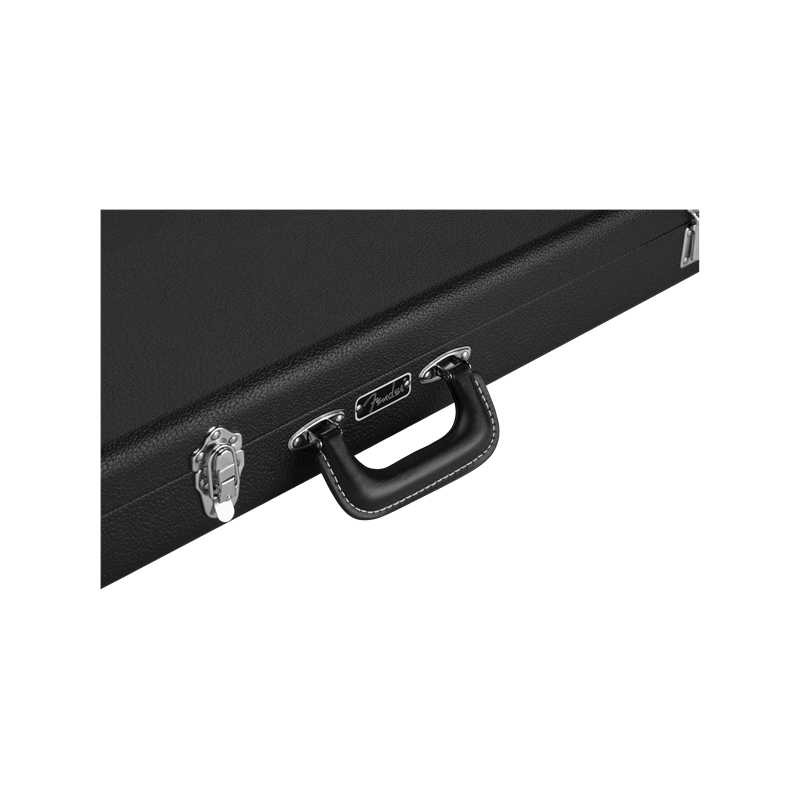 Fender Classic Series Wood Case - Strat/Tele, Black - 3 Fender Classic Series Wood Case - Strat/Tele, Black - 3