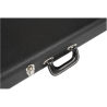 Fender G&G Deluxe Strat/Tele Hardshell Case, Left Handed, Black with Orange Plush Interior - 3