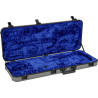 Fender Deluxe Molded Strat/Tele Case, Silver/Blue - 2