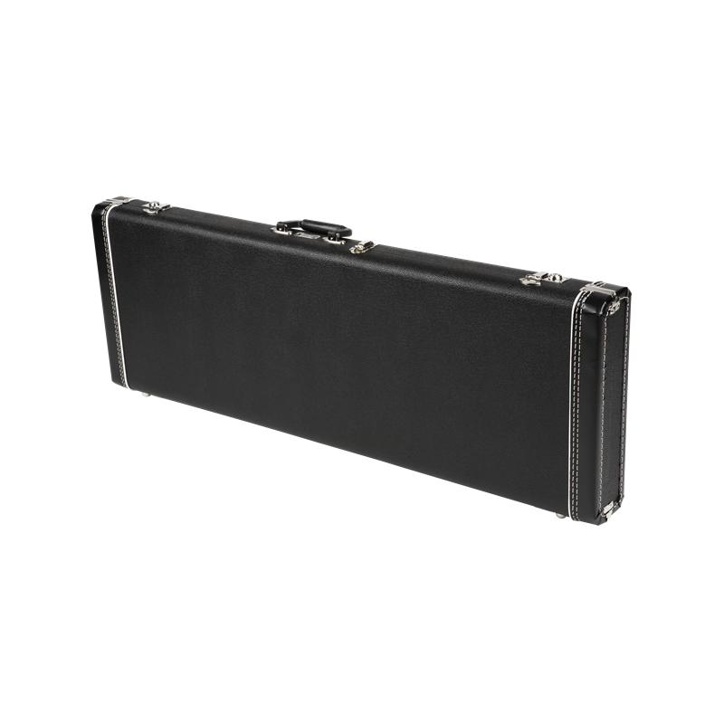 Fender G&G Standard Strat/Tele Hardshell Case, Black with Black Acrylic Interior - 2
